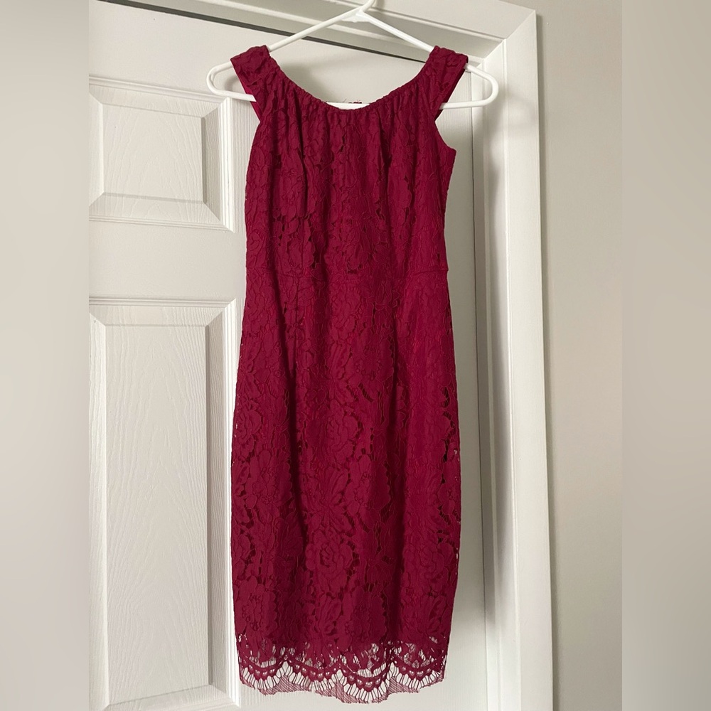 Red Lace Dress - perfect for Christmas